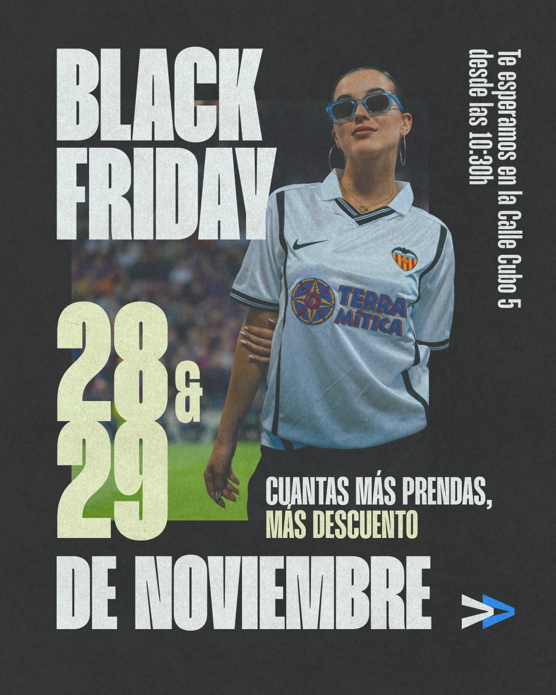 Publicación de Instagram de Santander Vintage para Black Friday
