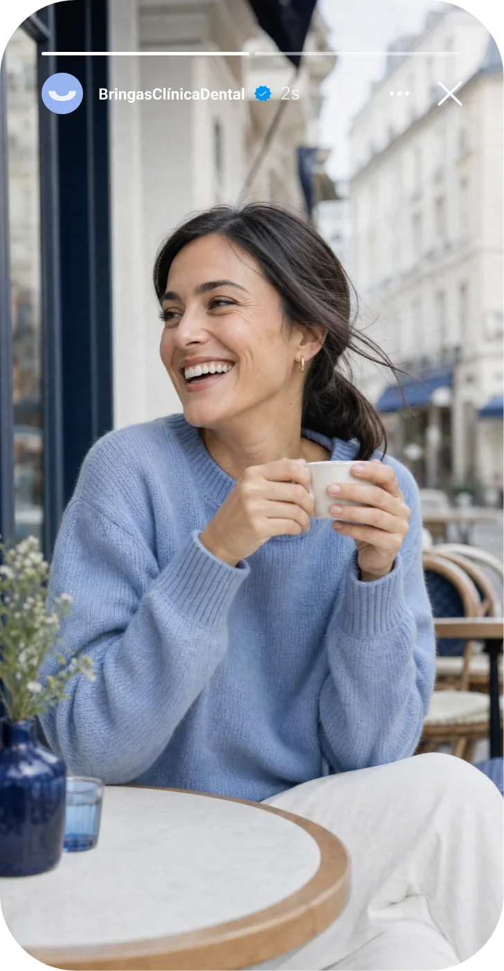 Story de Bringas: paciente con un café