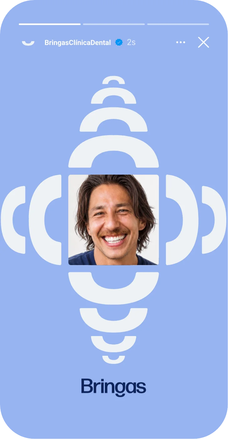 Story de Bringas: sonrisas en azul