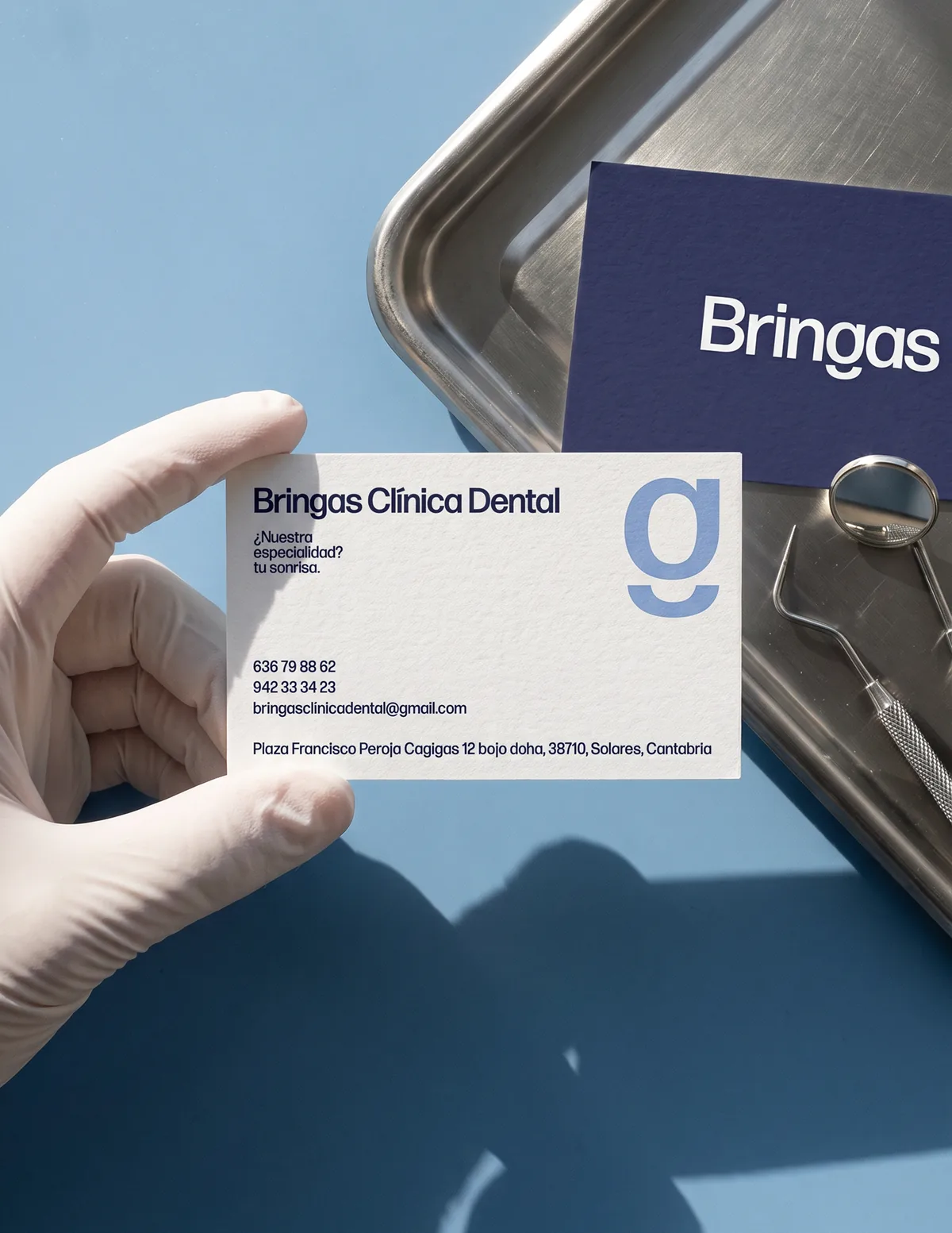 Tarjetas de visita de Bringas Clínica Dental