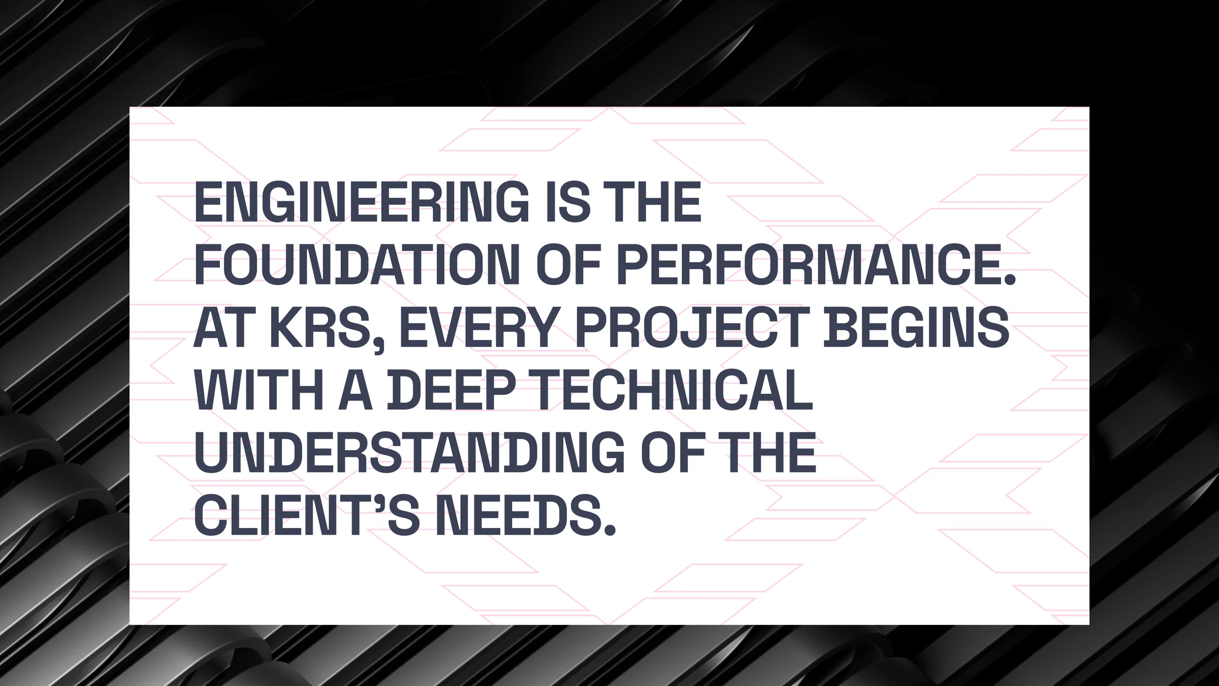 Sección web sobre las capacidades de fabricación de KRS Racing Systems