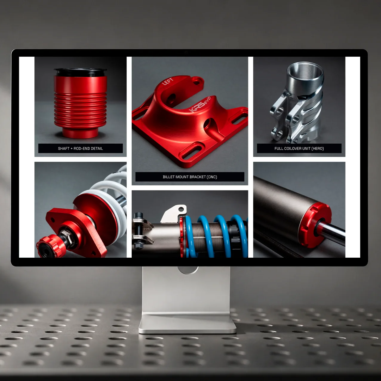 Catálogo digital de componentes de competición de KRS Racing Systems